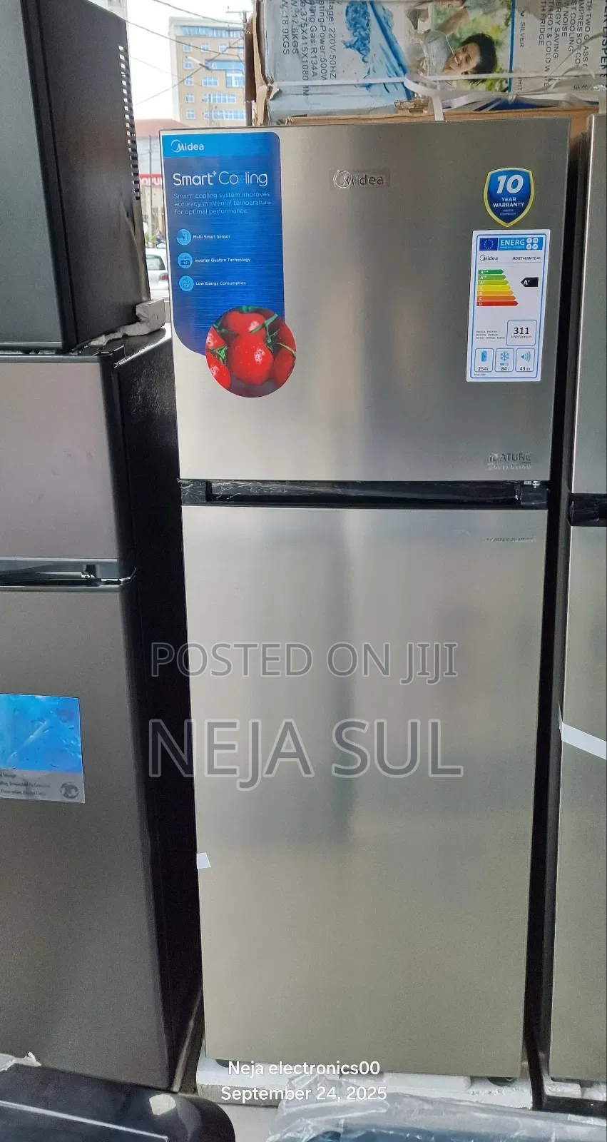 Midea Refrigerator 338-Litters Top Freezers Delivery