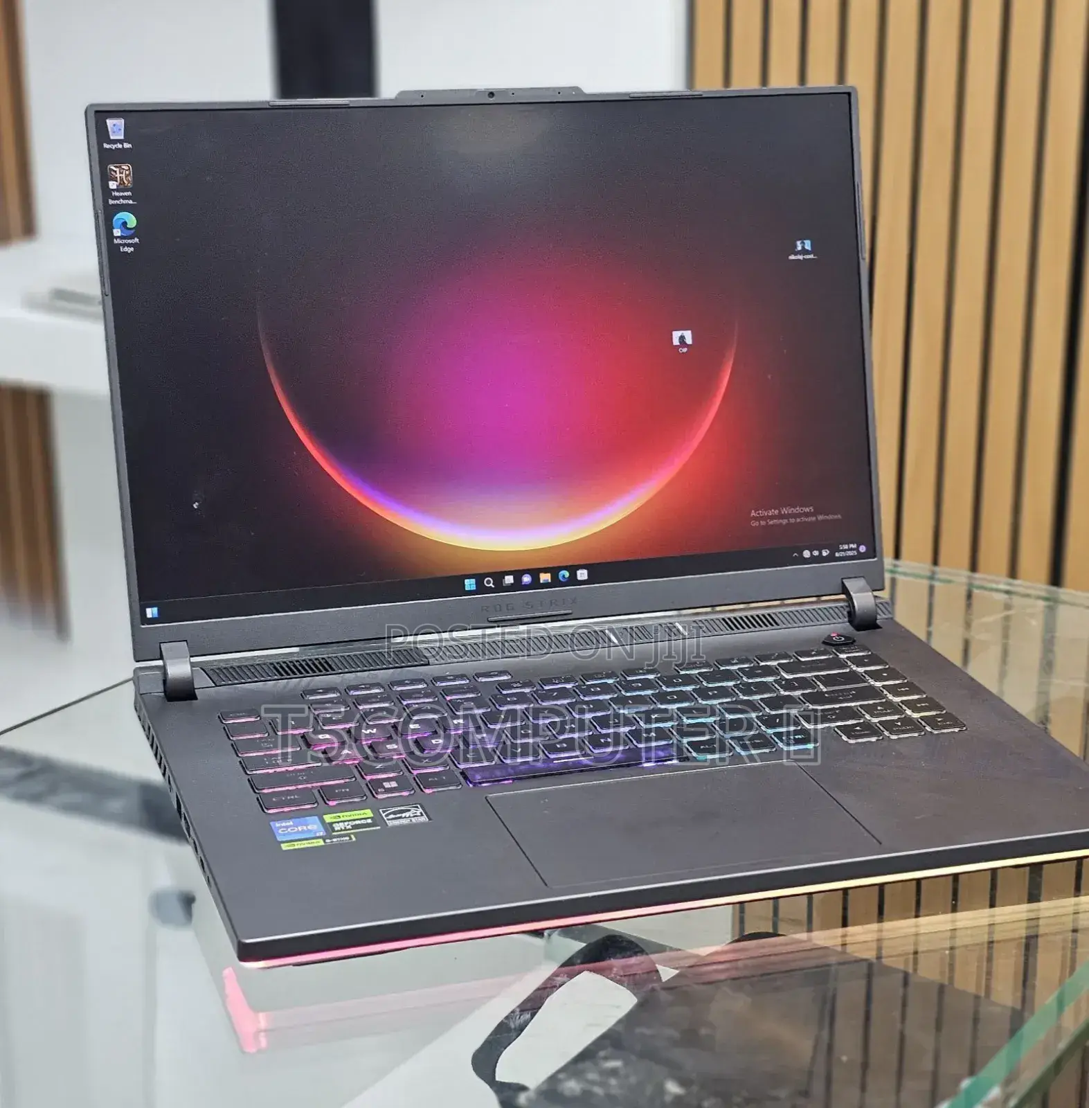 New Laptop Asus ROG Strix G15 16GB Intel Core I7 SSD 1T