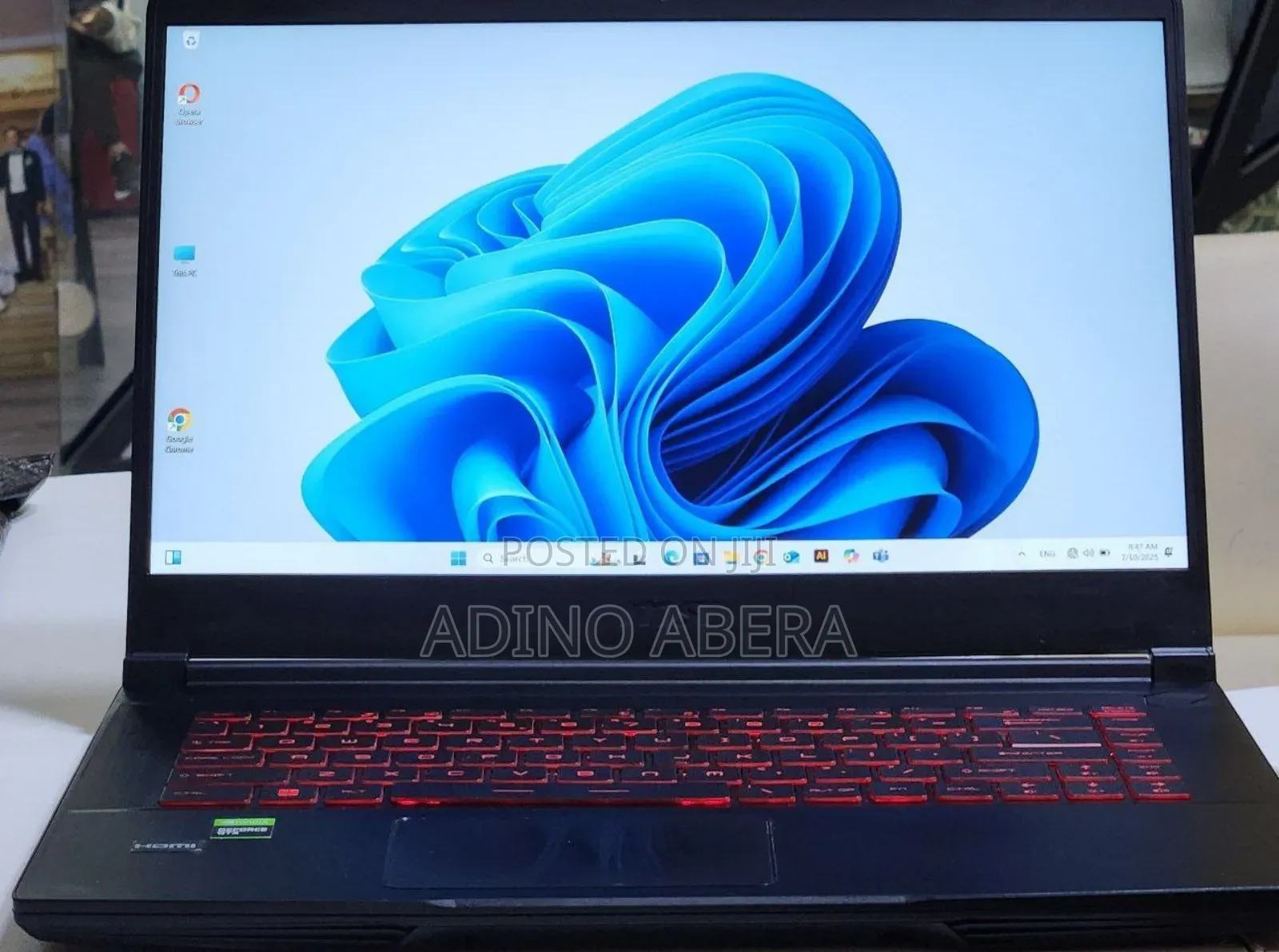 New Laptop MSI GF63 12GB Intel Core I5 SSD 512GB