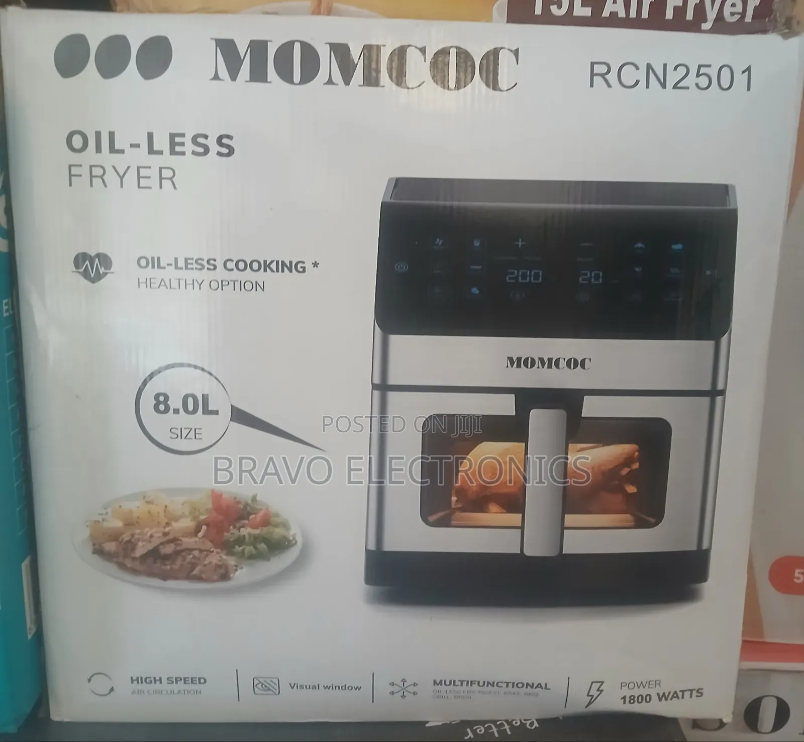  Momcoc 8.0l Digital Air Fryer – 2025 Healthy Cooking! 
