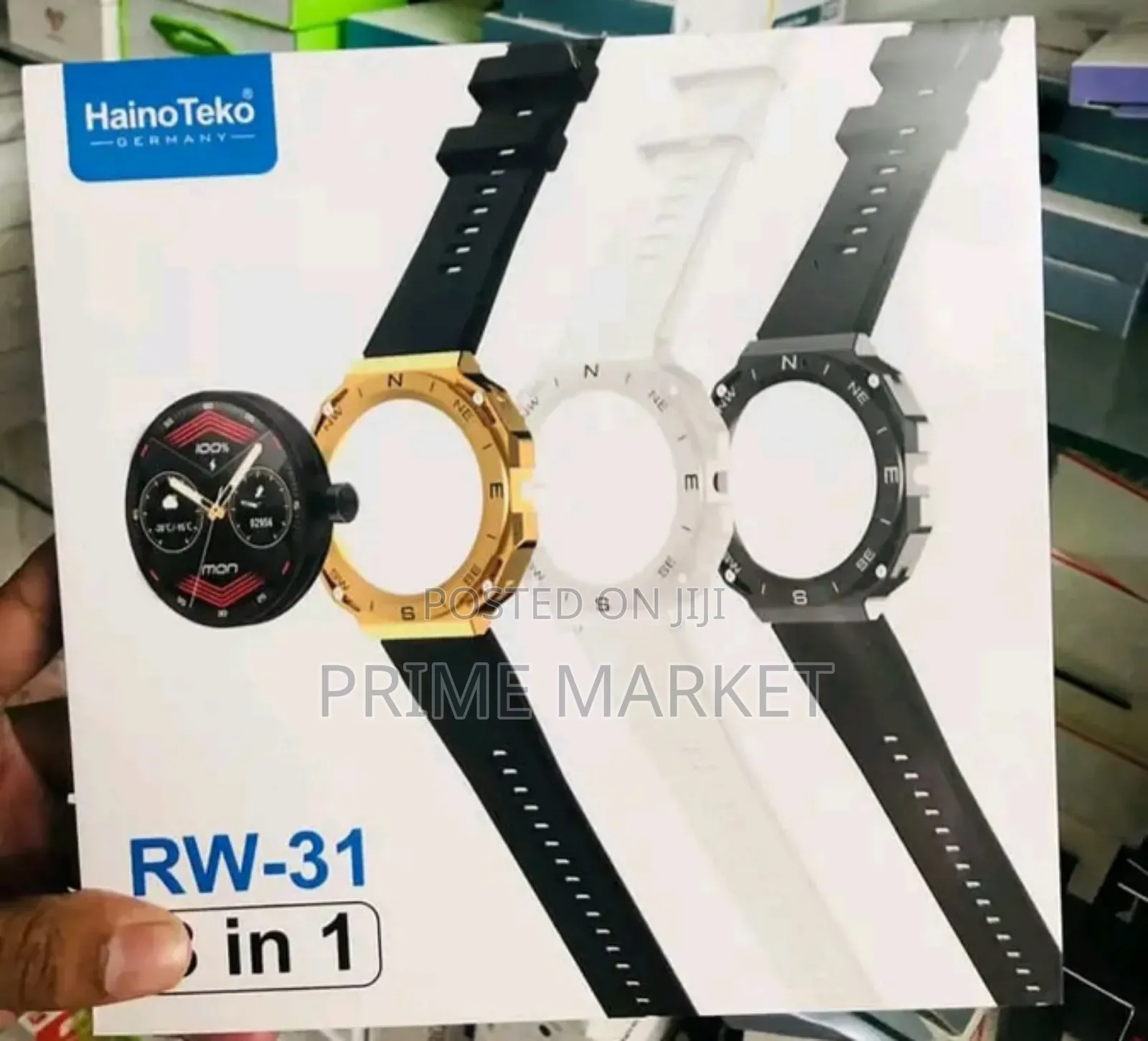 Haino Teko Rw‐31 Smart Watch [3‐In‐1]45 Days Battery ,Health Tracker