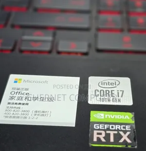 New Laptop HP Omen 15 16GB Intel Core I7 SSD 512GB