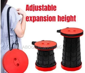 Photo - ተጣጣፊ ወንበር Portable Travel Retractable Stool
