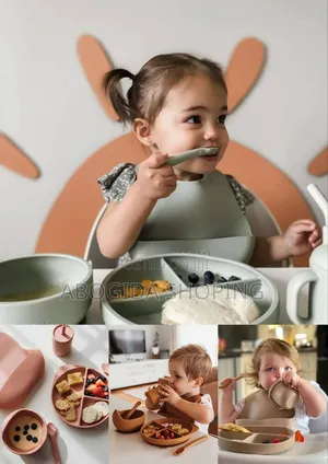 Photo - 6-Piece Silicone Baby Feeding Kit