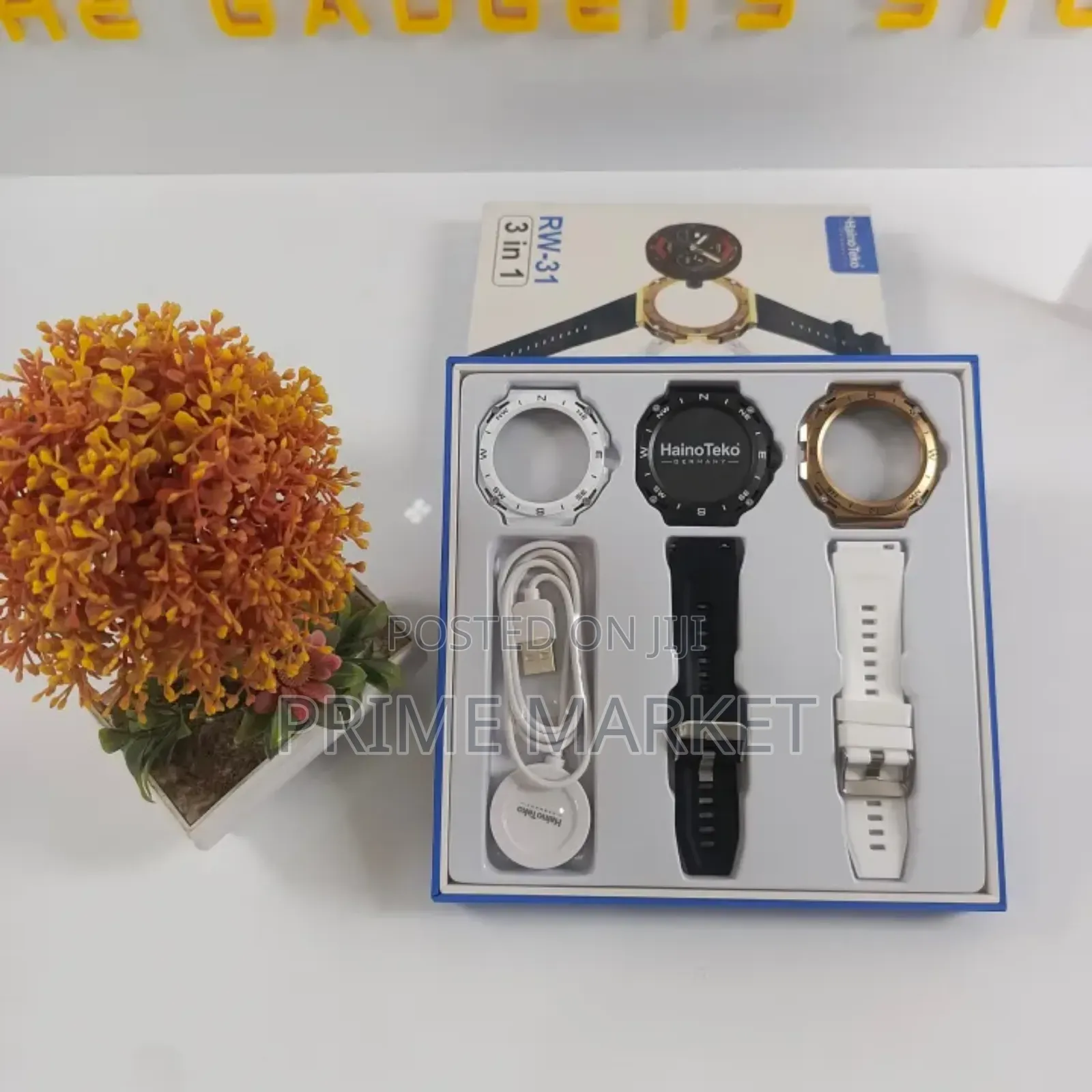 Haino Teko Rw-31 Smart Watch 3-in-1 Triple Case With 2 Straps