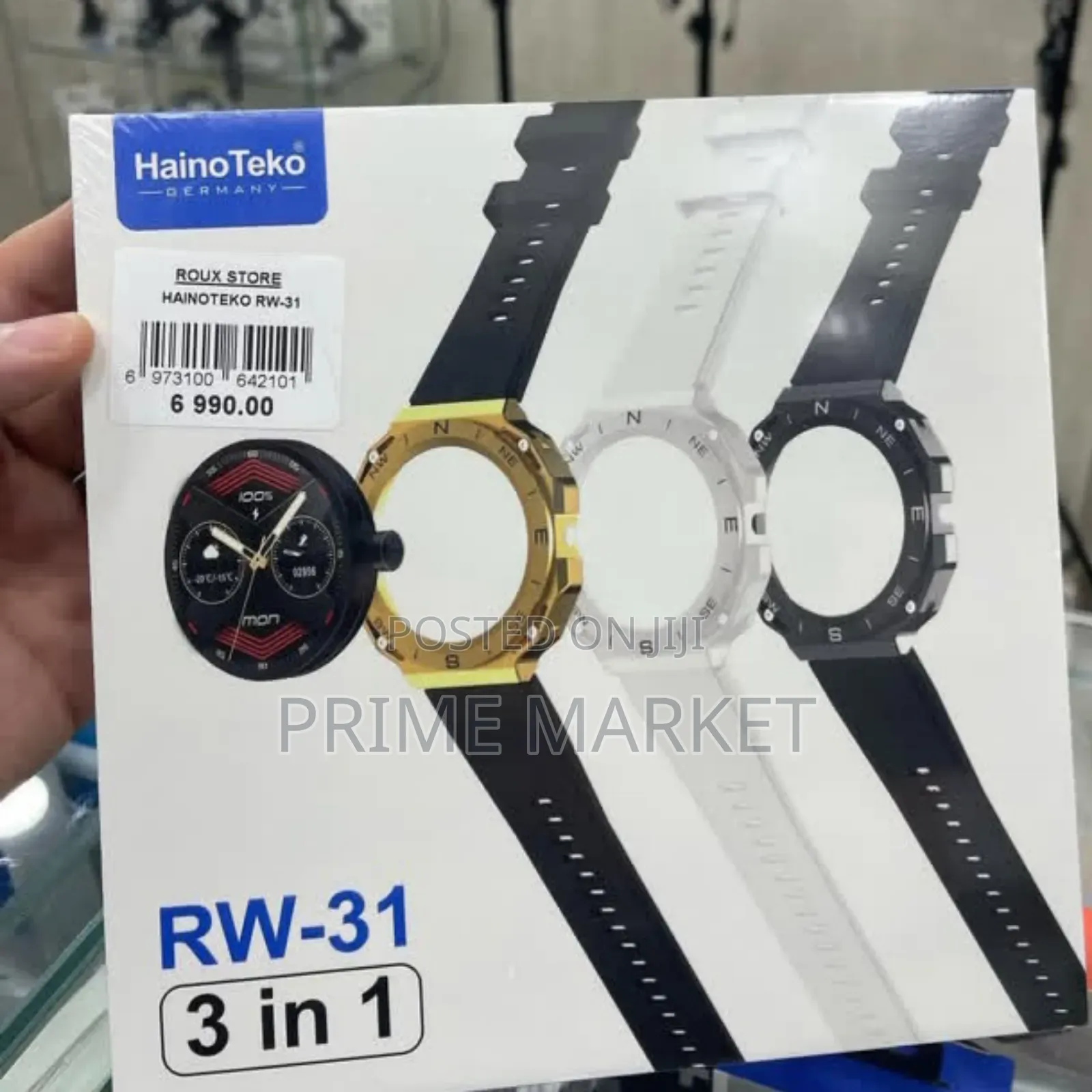 Haino Teko Rw-31 Smart Watch 3-in-1 Triple Case With 2 Straps