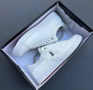 Polo Flat Men's White Quality Shoes for Any Occassion