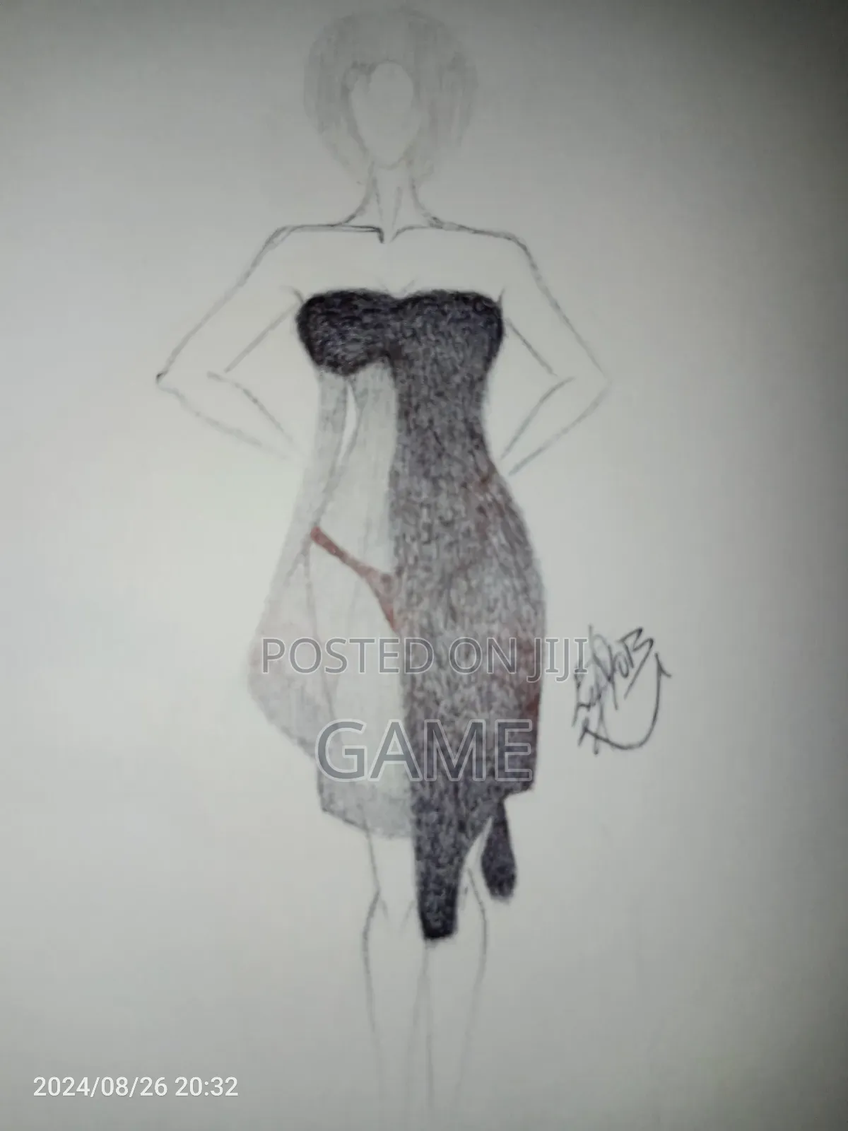 Looking for a Cv - I'm Fashion Design Dress Create Sketcher