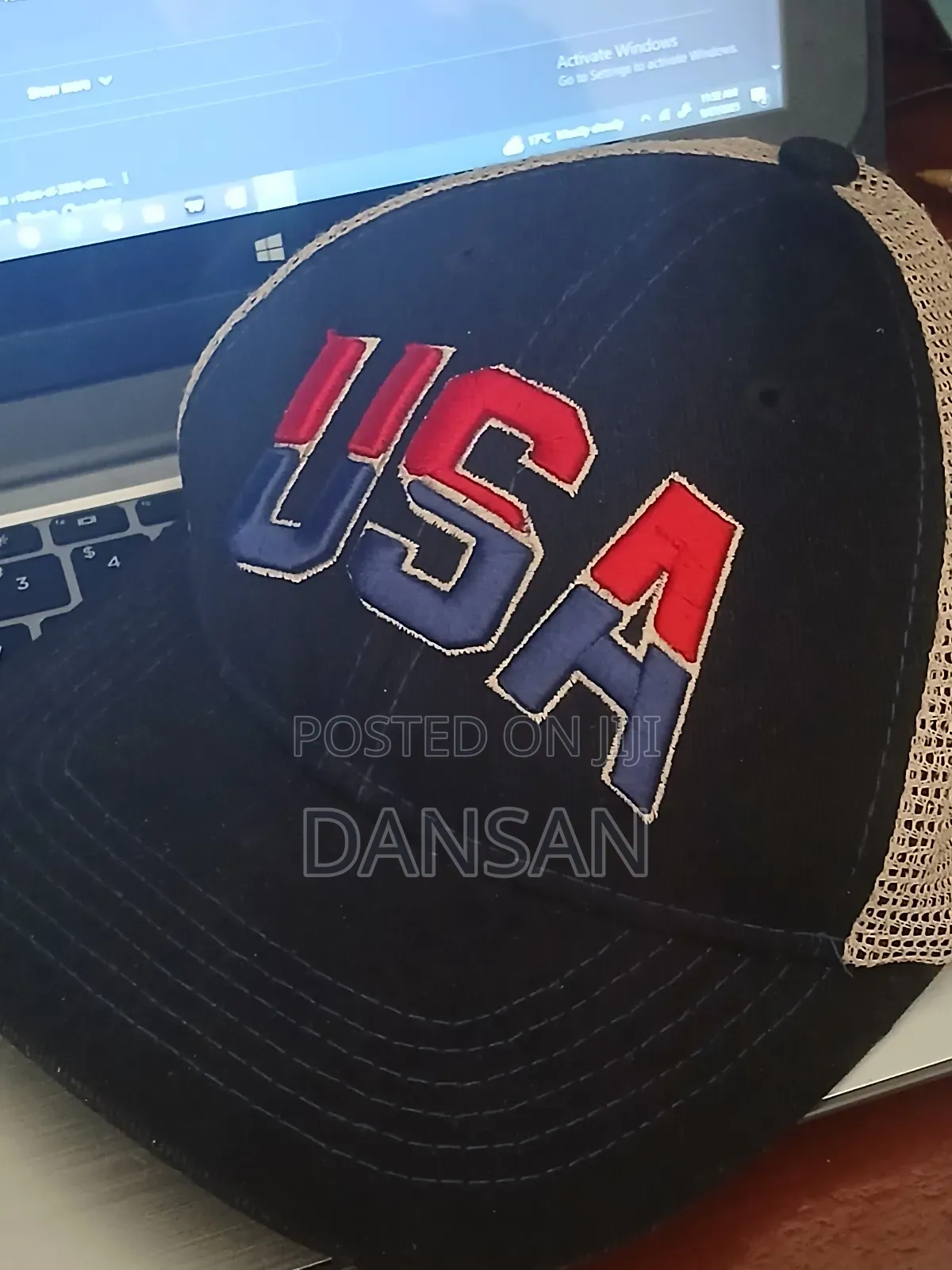 Usa Fitted Baseball Cap