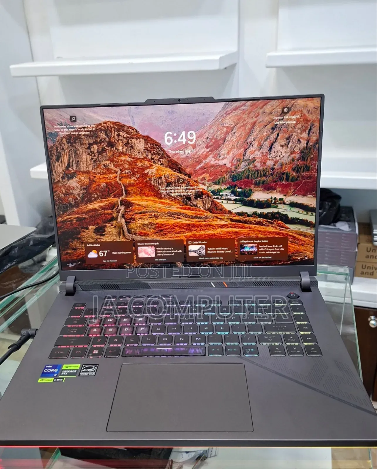 New Laptop Asus ROG Strix G16 G614 32GB Intel Core I9 SSD 1T