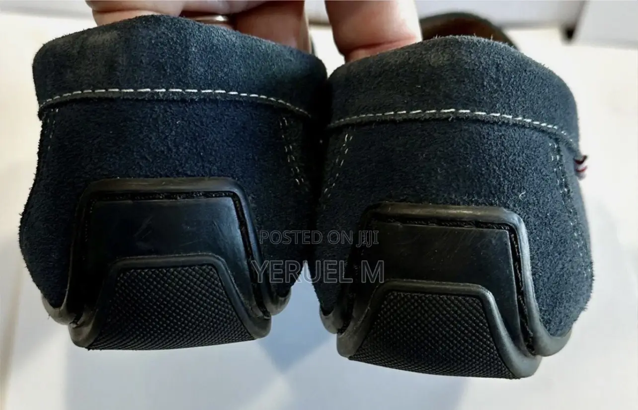 Classic Livergy Ian Blue Genuine Suede Leather Loafers Shoes