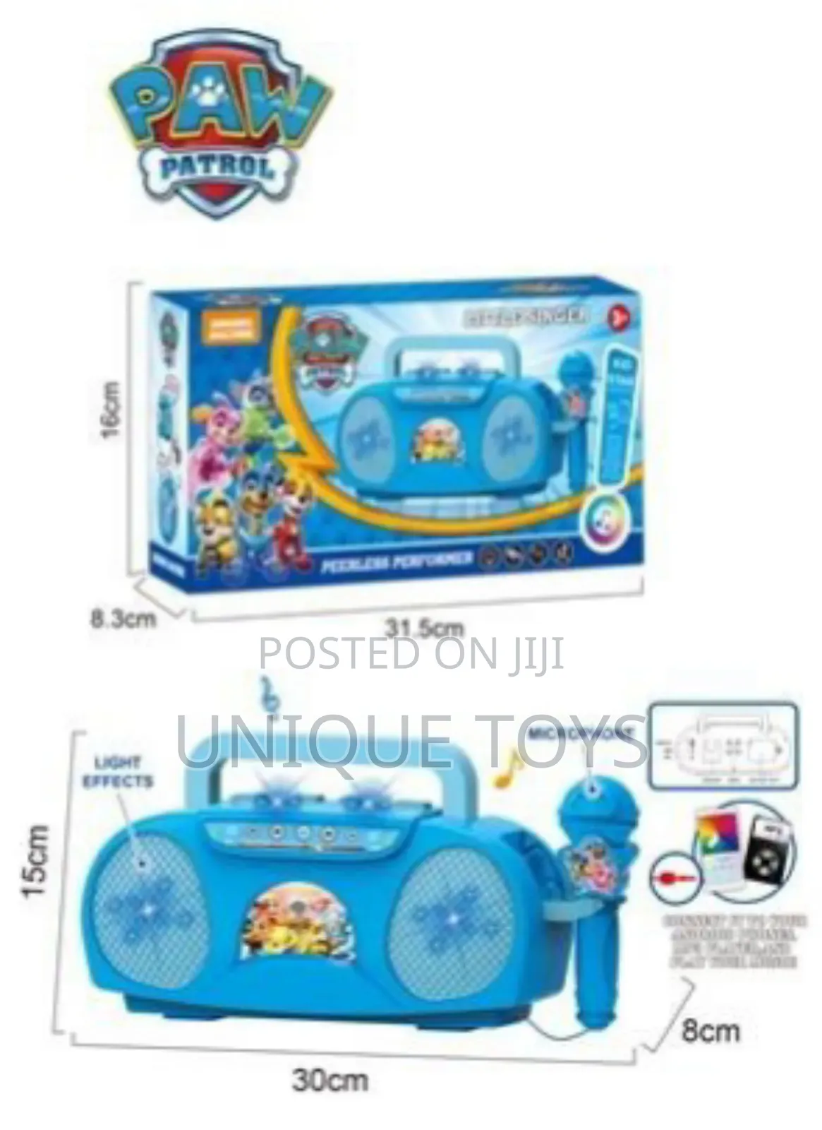 Sing Along Boombox With Karaoke Microphone