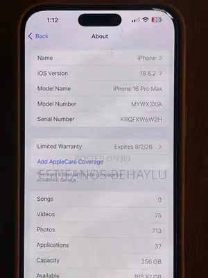 New Apple iPhone 16 Pro Max 256 GB Gold