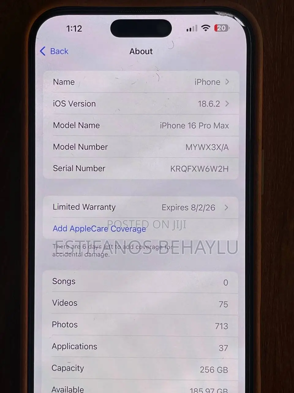 New Apple iPhone 16 Pro Max 256 GB Gold