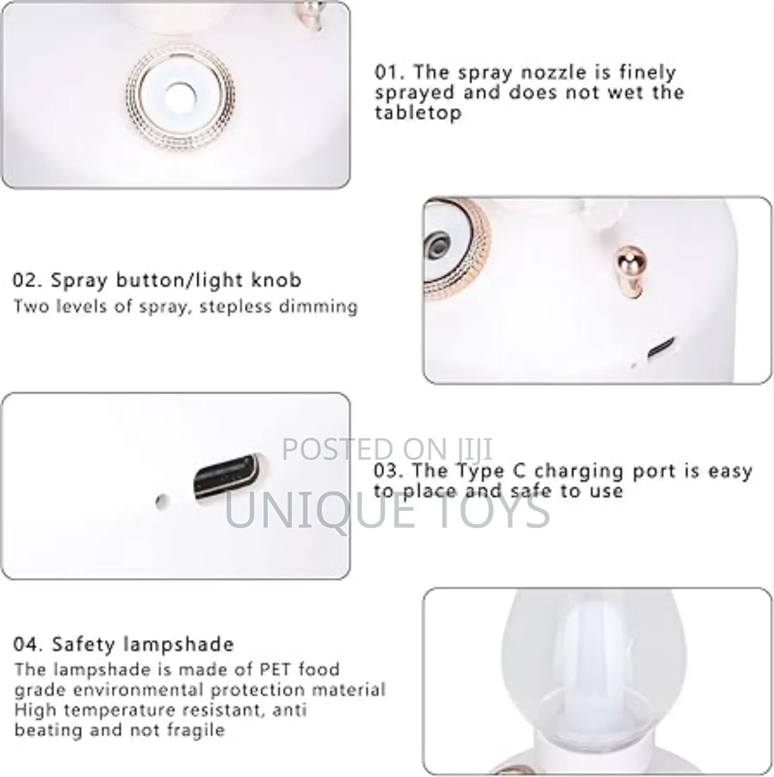 Vintage Lamp Humidifier – Mist + Night Light in One!