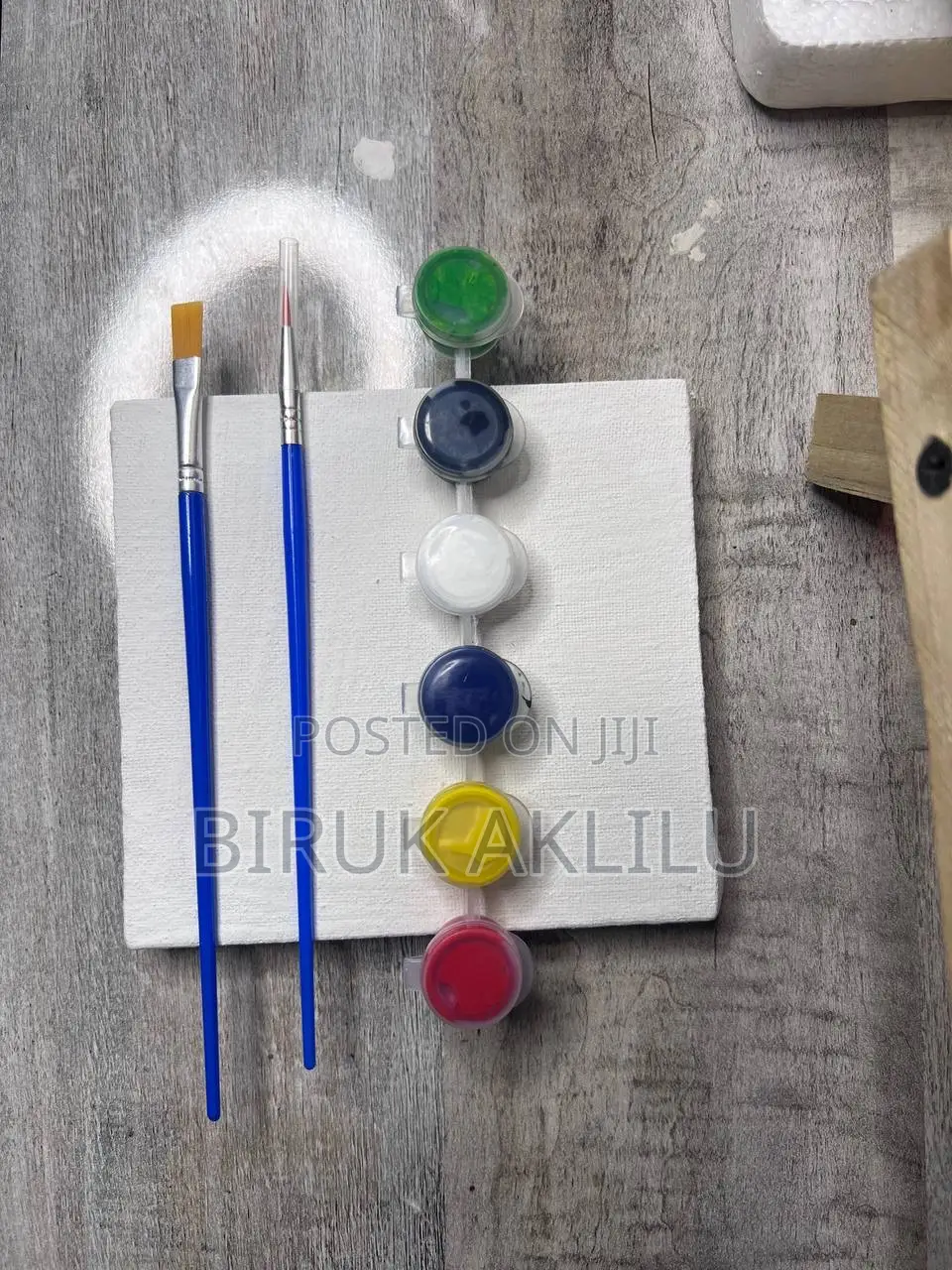 Canvas Brush And Paint