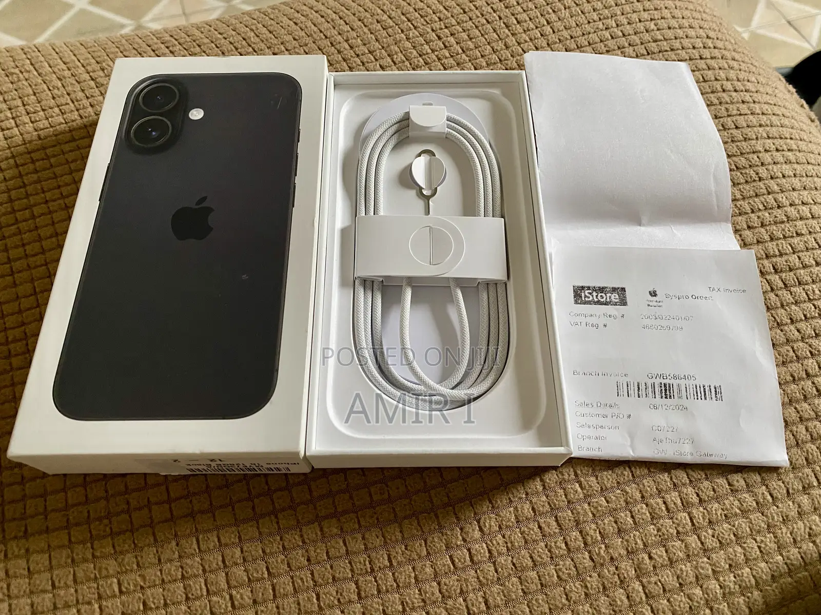 New Apple iPhone 16 128 GB Black