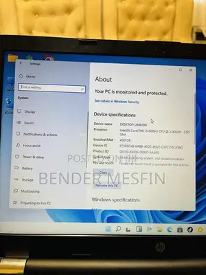 Laptop HP 15 4GB Intel Core I3 HDD 1T