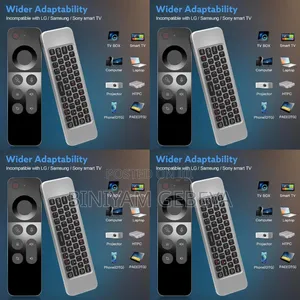 Photo - W3 Air Mouse Remote Control የራሱ ኪቦርድ ያለው ሪሞት ለቲቪ : ኮምፒውተር፤ ፕሮጀክተር