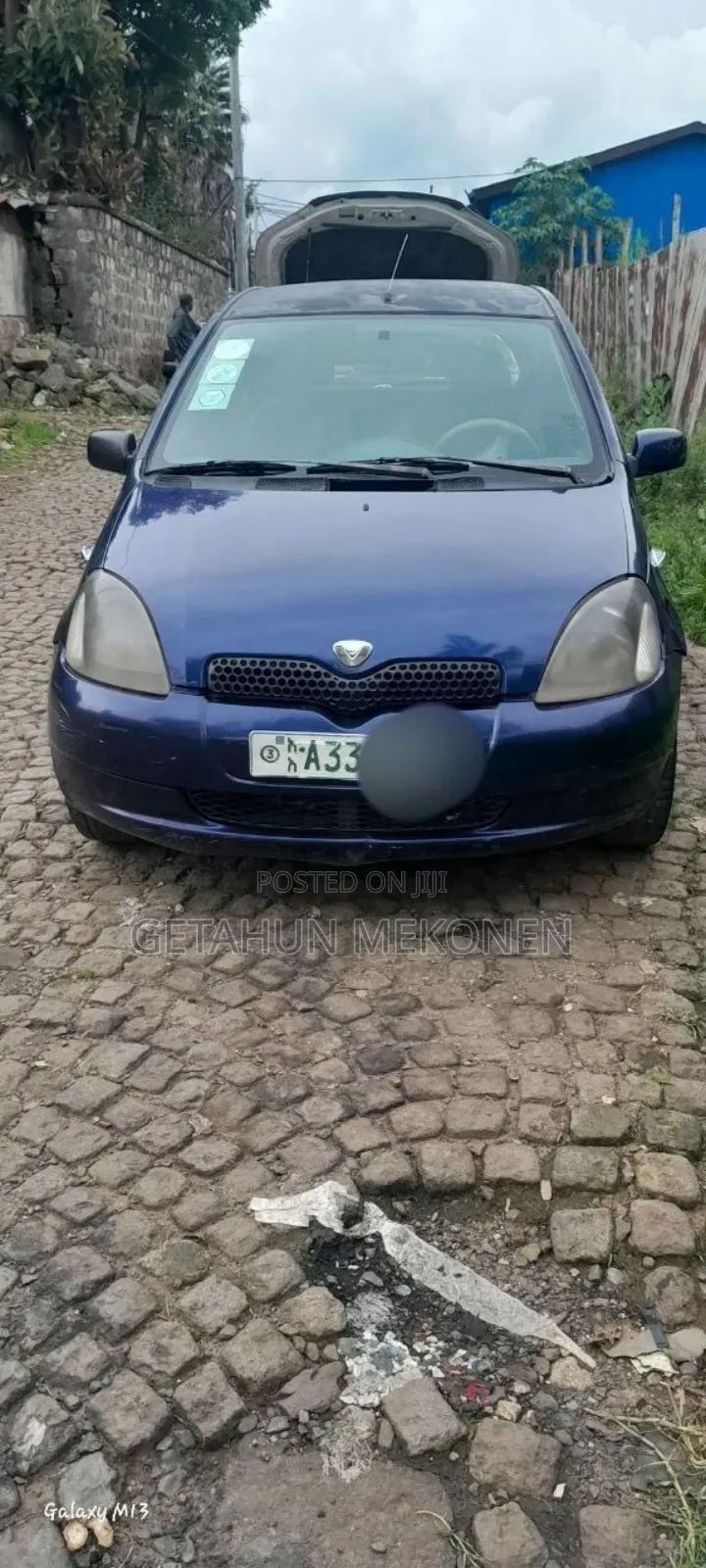 Toyota Vitz 2001 Blue