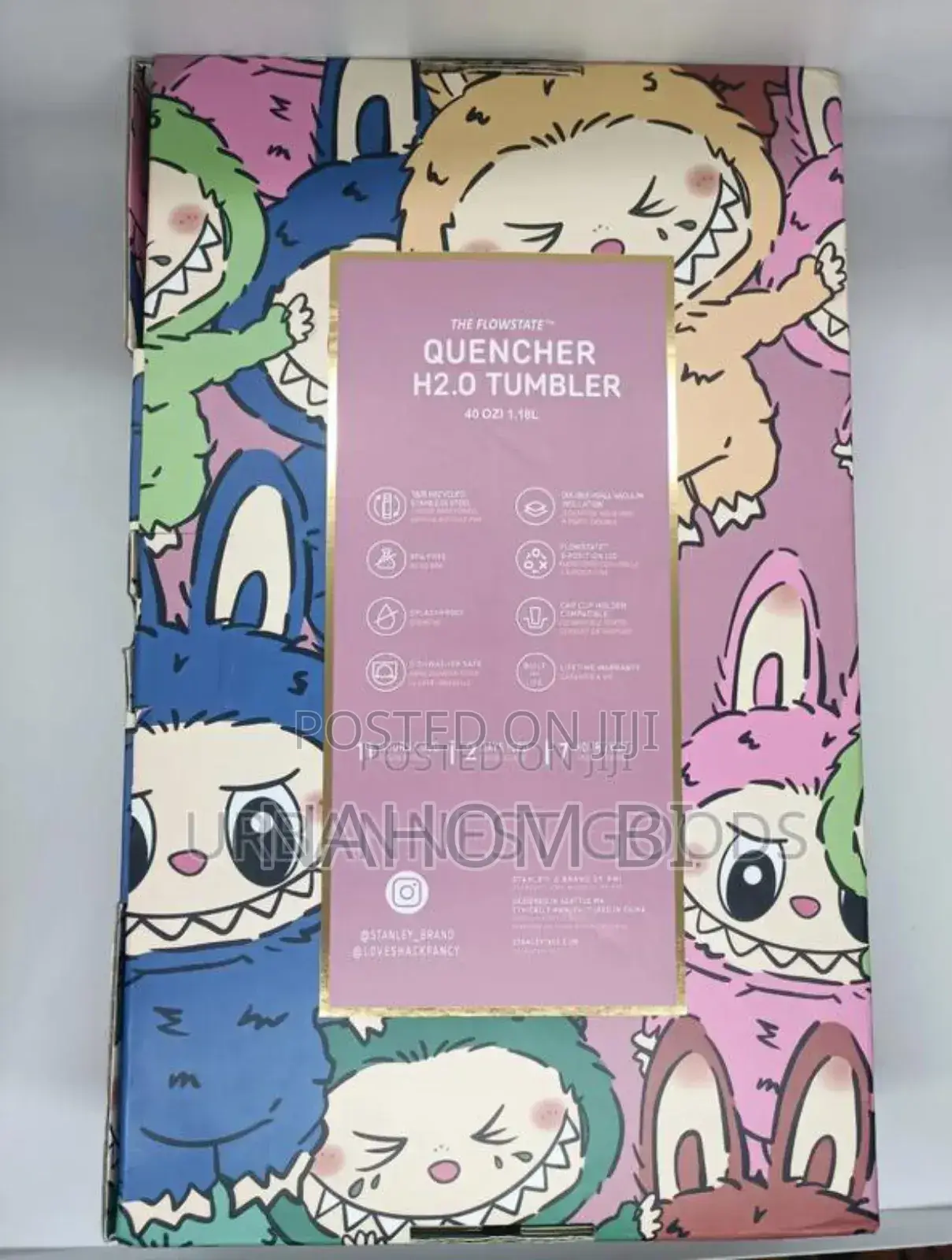 Labubu × Stanley Cup Tumbler