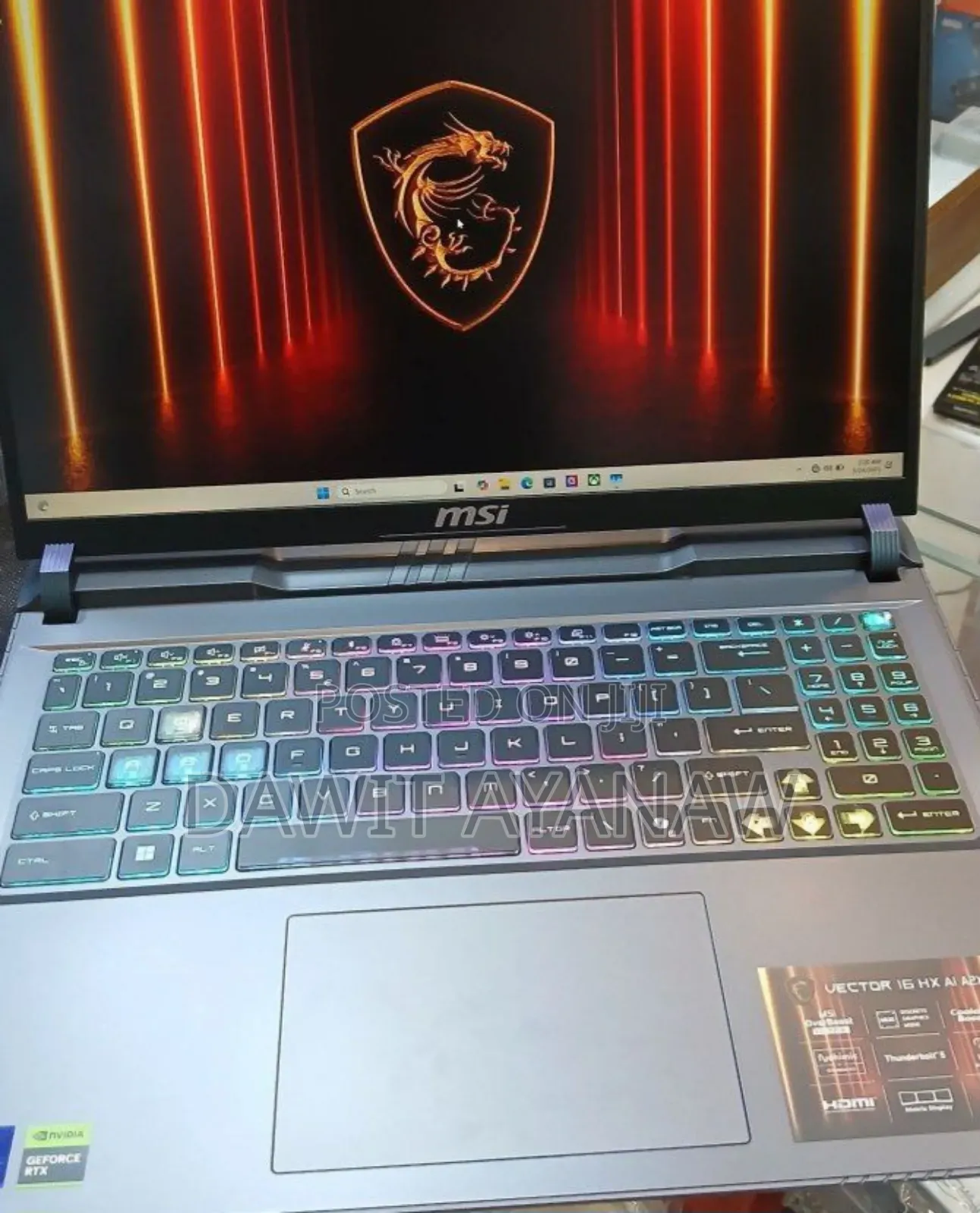 New Laptop MSI 16GB Intel Core Ultra 7 SSD 1T