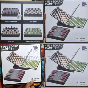 Photo - New Chicago Chees, Chekers Ludo Set 4 in 1 Board Game Set