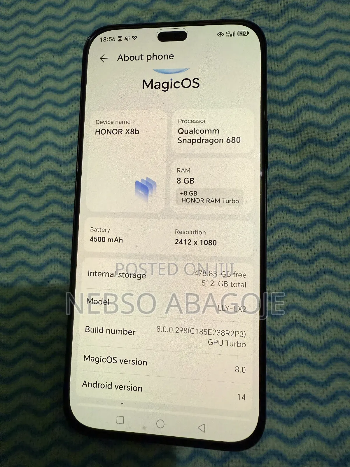 Honor X8b 512 GB Black