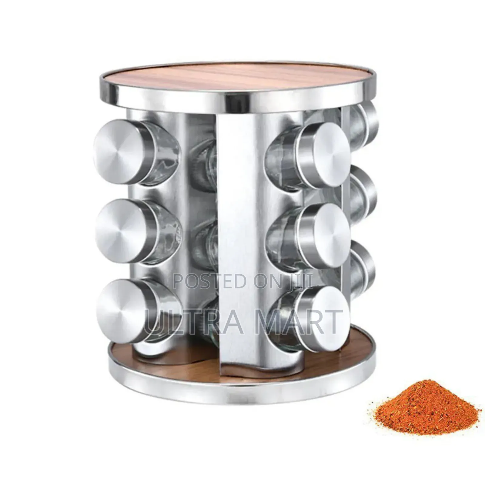 12 Jar Rotating Spice Carousel