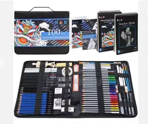 Photo - 100pcs Sketch Pencil and Drawing Art Color Pencil Kit
