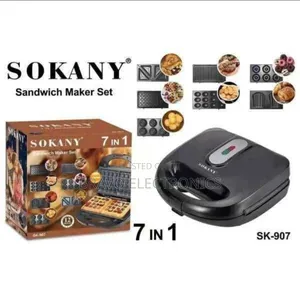Photo - Sokany 7-in-1 Sandwich Maker – Multi-Function Kitchen Magic!