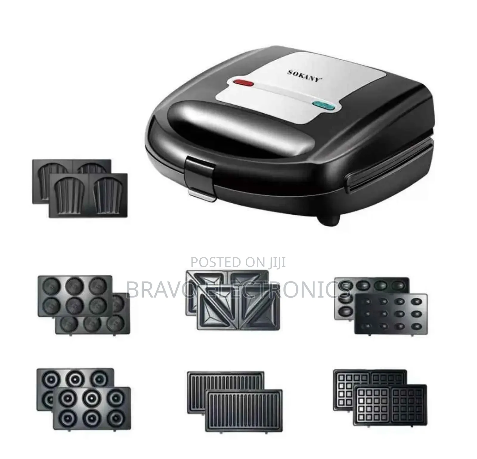 Sokany 7-in-1 Sandwich Maker – Multi-Function Kitchen Magic!