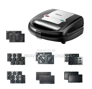 Sokany 7-in-1 Sandwich Maker – Multi-Function Kitchen Magic!