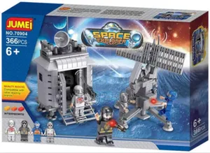Space Explorer Interlocking Block Playset – 366 Pieces
