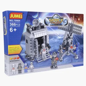 Space Explorer Interlocking Block Playset – 366 Pieces