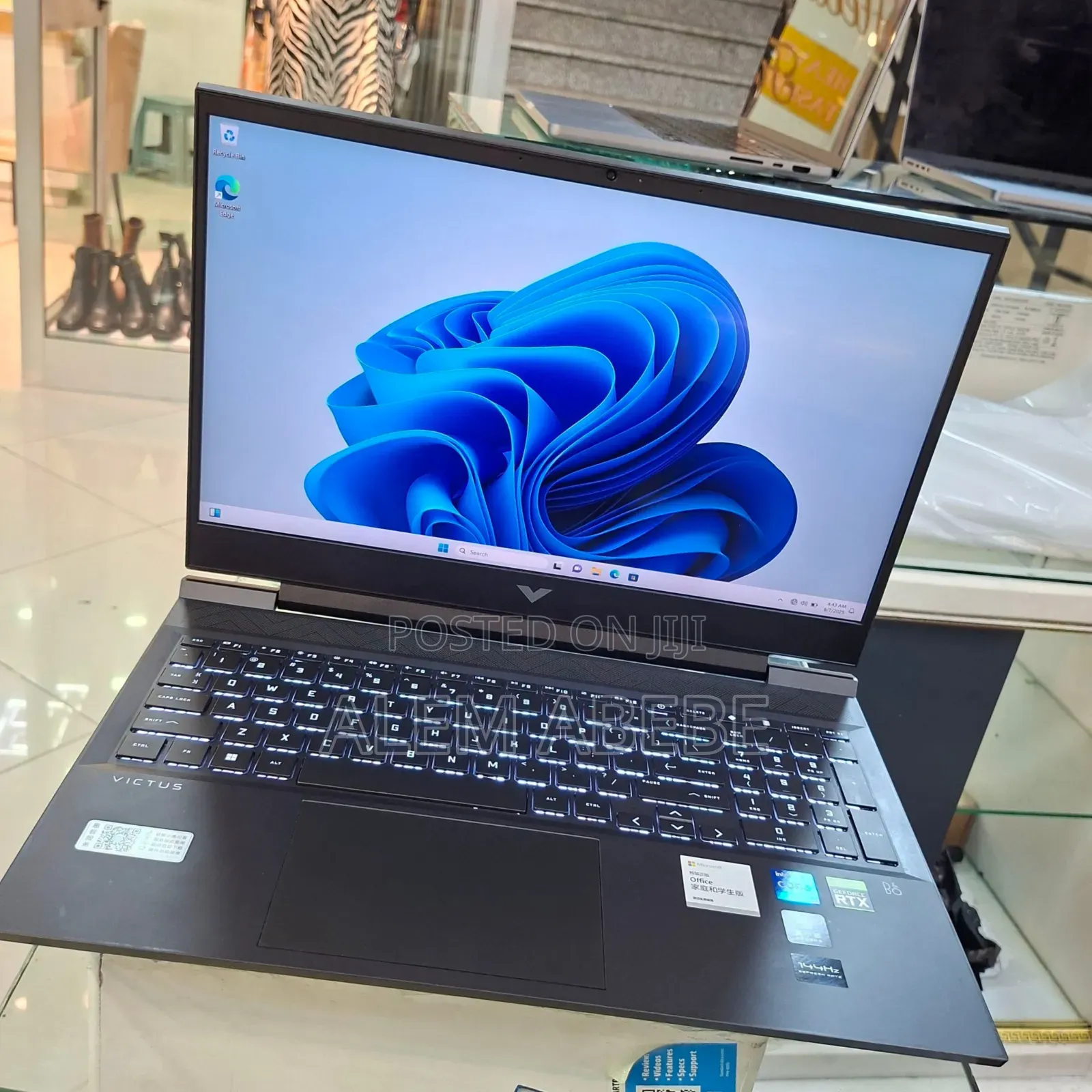 New Laptop HP Victus 16 16GB Intel Core I7 SSD 512GB