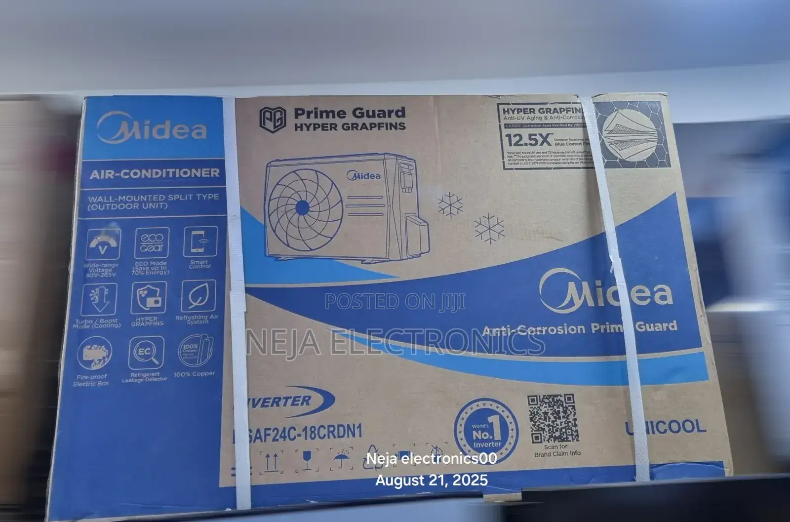 Midea Air Conditioners 18000btu Delivery