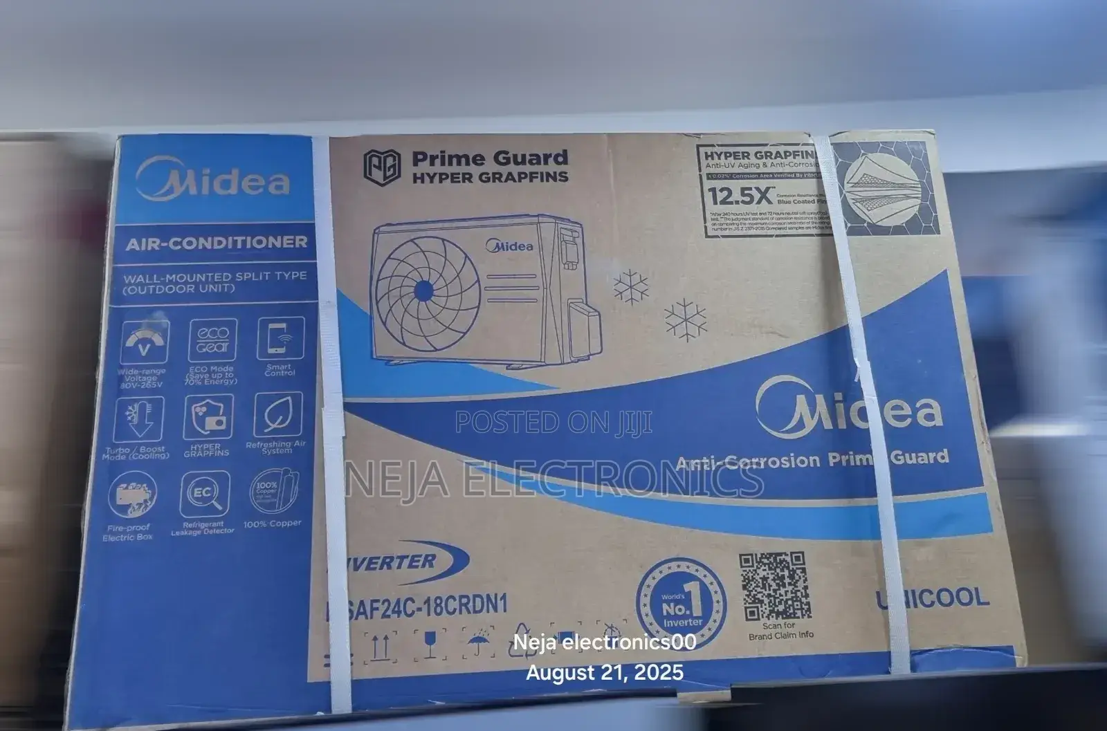 Midea Air Conditioners 18000-Btu Wall Mounted Split Types Delivery