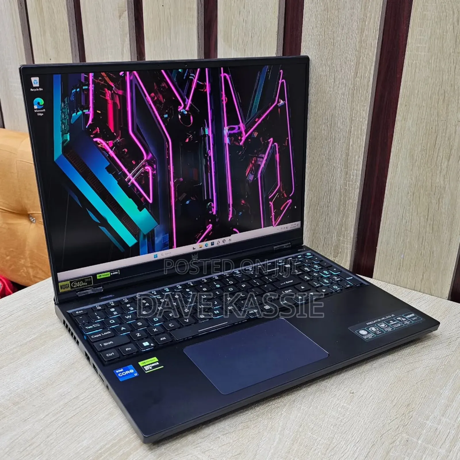 New Laptop Acer Predator Helios 300 16GB Intel Core I7 HDD+SSD 512GB