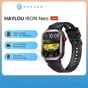 Photo - Haylou Iron Neo Smartwatch(የልብ ምትን ይለካል)
