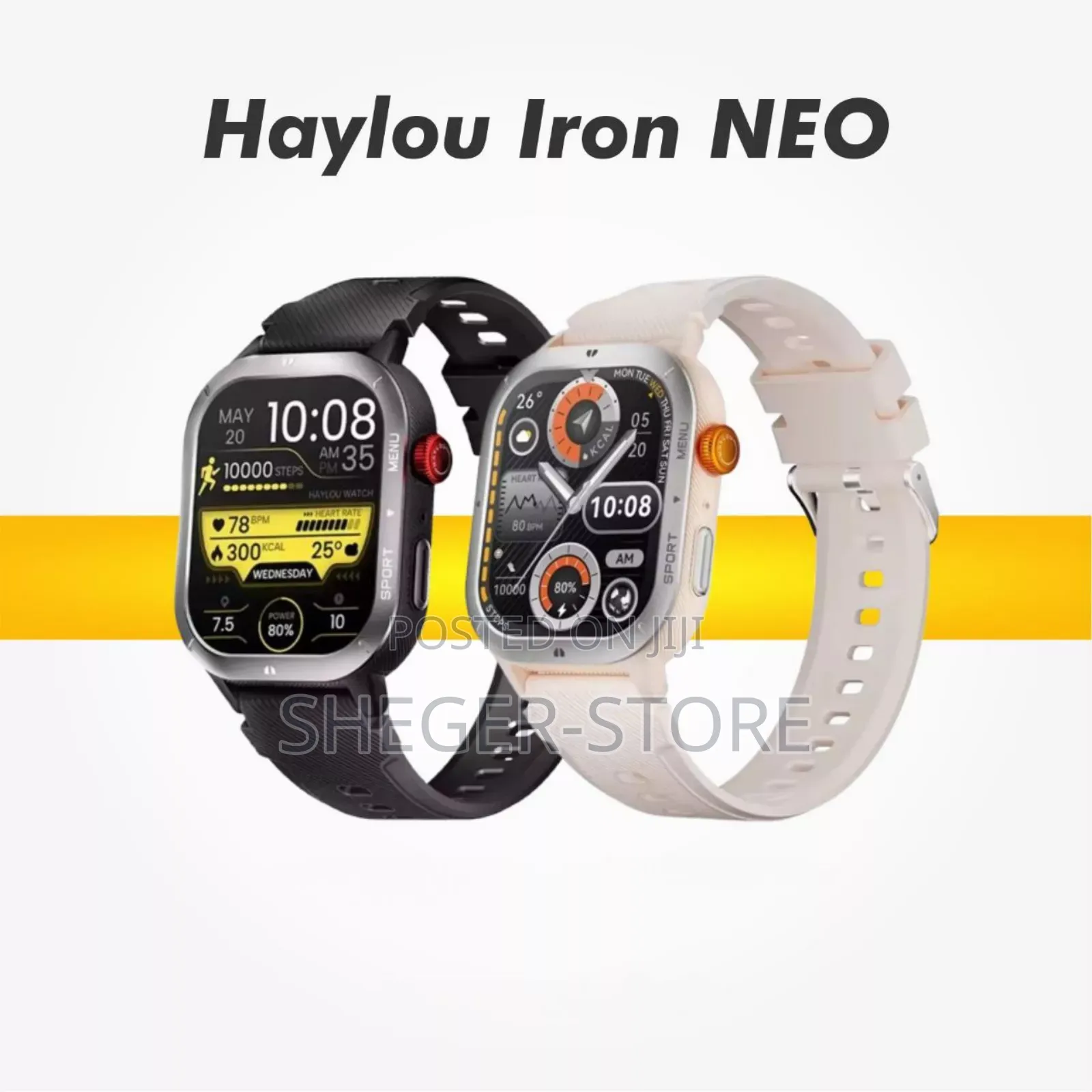 Haylou Iron Neo Smartwatch(የልብ ምትን ይለካል)