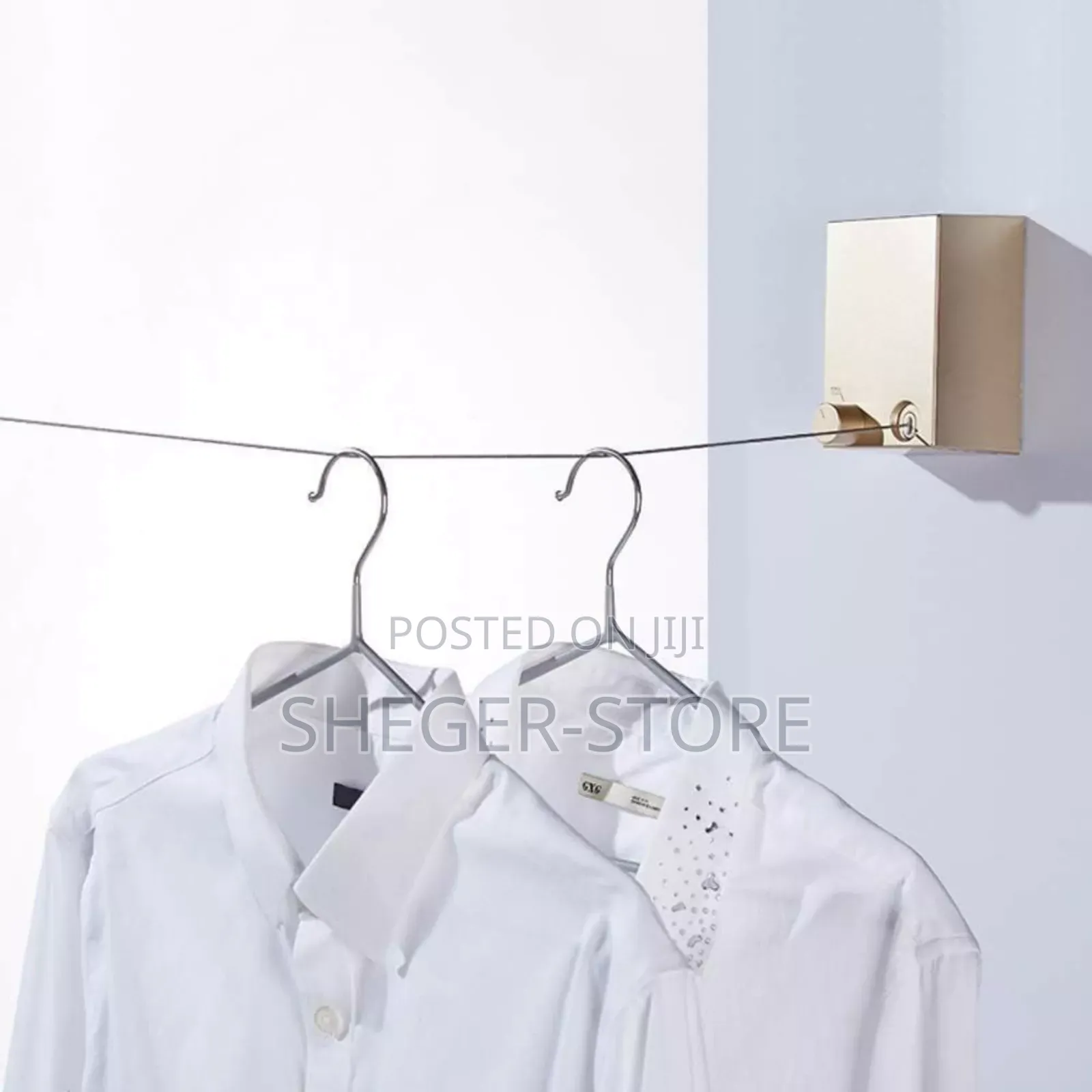 Retractable Clothesline Rope (ልብስ በትንሽ ቦታ ማድረቅ የሚያስችል አስደናቂ ማስጫ)