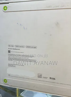 New Laptop Apple MacBook Air 2025 M4 13-Inch 16GB Apple M4 SSD 256GB