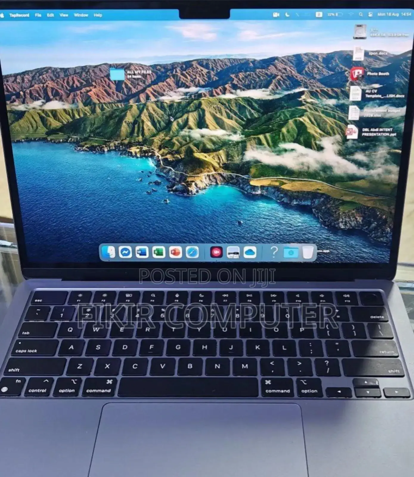 New Laptop Apple MacBook Air 2022 M2 8GB Apple M2 SSD 512GB