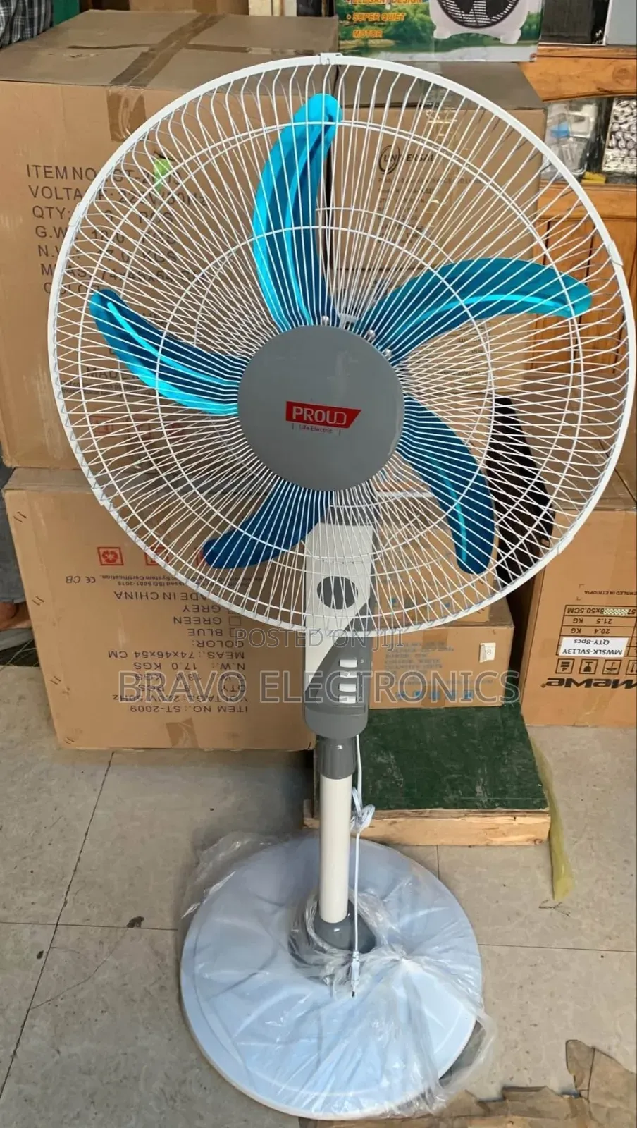 Proud Ceramic Fan – 5 Wing Powerful Cooling!