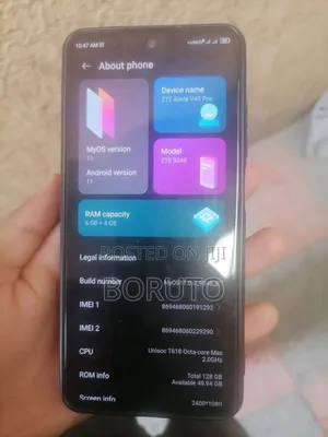 Photo - ZTE Blade V40 Pro 128 GB Gray