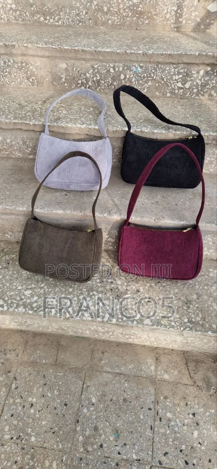 Corduroy Shoulder Bag