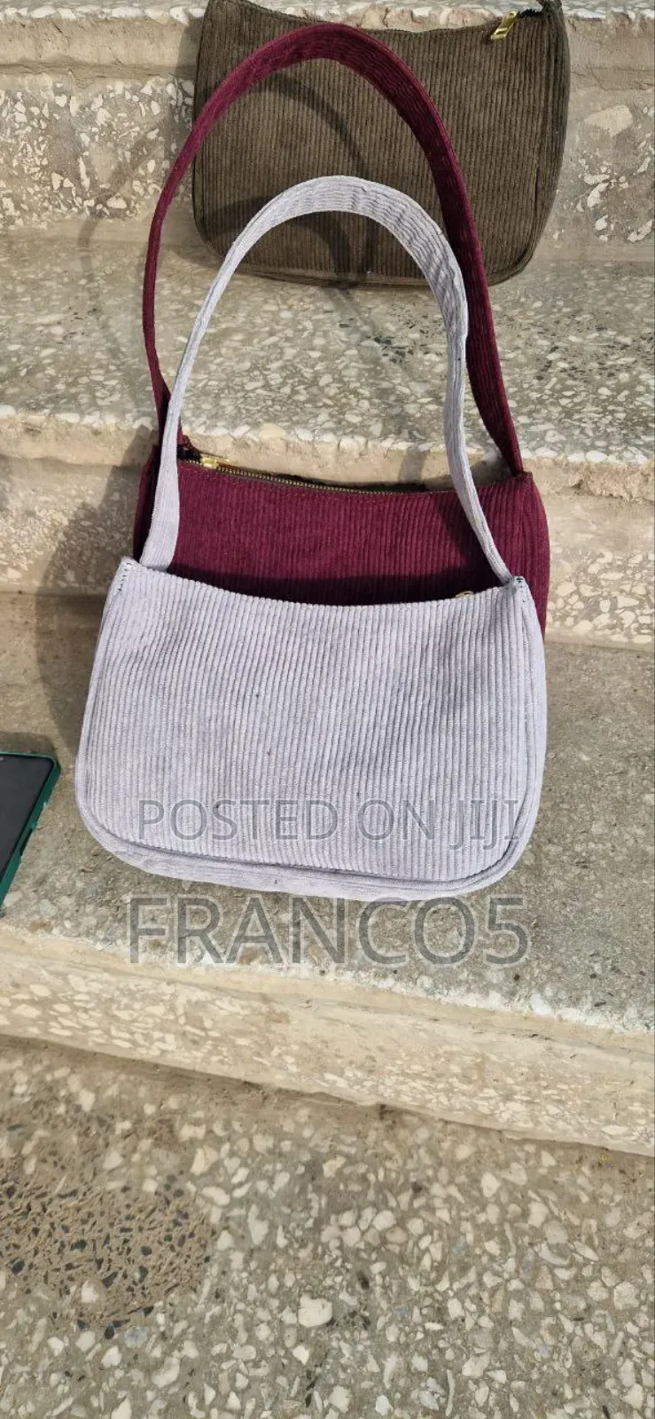 Corduroy Shoulder Bag
