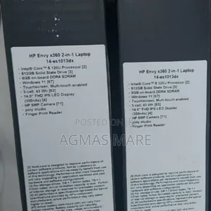 New Laptop HP Envy X360 8GB Intel Core I5 SSD 512GB