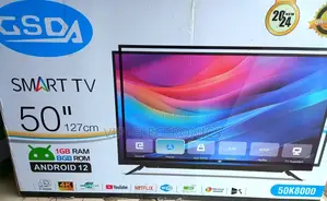 Gsda 50 Inch Tv Smart Android 12.0 New 2024 Products Tv